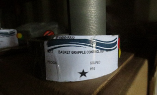 BASKET GRAPPLE CONTROL REF. A8035