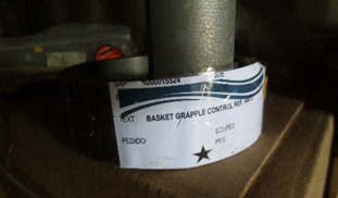 BASKET GRAPPLE CONTROL REF. A8037
